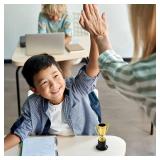 Juvale Mini Trophies Bulk - 4 in, Gold-Plated Plastic, 24-Pack - Trophies for Kids and Adults - Sports, School and Party Awards