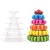 Macaron Tower Stand, 6 Tiers Macaron Display Macaroon Stand Tower Desserts Cupcake Holder Platter for Wedding, Birthday Party, Baby Shower, Party Decoration by Greatstar