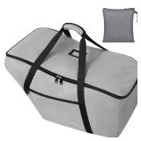 Car Seat Travel Bag Fits Chicco Keyfit 30, Uppababy Mesa, Nuna Pipa Lite, Padded Infant Gate Check Bag for Air Travel, Durable Carrier Bag with Side Pocket and Protective Feet, Extra Storage Bag