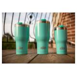 Beast 40 oz Tumbler Stainless Steel Vacuum Insulated Coffee Ice Cup Double Wall Travel Flask (Aquamarine Blue)