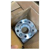 HHCSOP 5x4.5 1.5\ Wheel Spacers Fit for Mustang Ranger Explorer Edge Crown Victoria Jeep Wrangler Liberty Cherokee TJ YJ XJ MJ KJ KK ZJ, 5x114.3 Wheel Adapters 82.5mm Bore 12x20 Studs, Silver 4PCSin