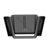 Jaronx Compatible with Tesla Model SX Wireless Charging Mat with Side Organizer 2021-2024, Anti-Slip Silicone Wireless Charging Pad Cover with Side Storage Pockets for Model SX Accessories