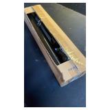 6FT Flag Pole Kit,Stainless Steel Heavy Duty Black American US Flagpole, Rustproof for Outdoor Garden Roof Walls Yard (Without Bracket)