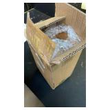 MyGift Premium Acacia Solid Wood Rectangular Tissue Box Holder with Hinged Magnetic Lid, Decorative Bathroom Countertop Facial Tissues Dispenser with Flip Top Cover