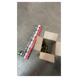 Hallmark Holiday Gift Wrapping Set with 3 Rolls, Ribbons, and Bows