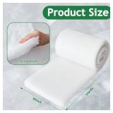 RRKTP Polyester Batting for Quilting,Dacrons Upholstery Quilt Batting by The Roll,Fiberfill Stuffing for Crafts, Cushion Wrap for Upholstery, 36\ x 5 Yards Batting for Sewing Cushions and DIY Projects