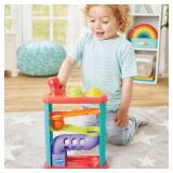 Kidoozie Pound-A-Ball Tower - Baby Ball Drop and Hammer Toy - Safe Sensory Toy for Ages 12m+