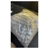 Bedsure GentleSoft Frost Gray Fleece Blanket for Couch - Cozy Soft Blankets for Women, Cute Small Throws for Girls, 50x70 Inches