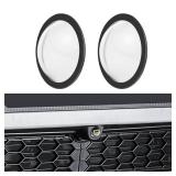 Potgosto 1Pcs Lens Guard PC Protective Cover Kits for Tesla from 2025Cybertruck  2025 Model Y Juniper  2025 Model S  2025 Model 3 Front Bumper Camera