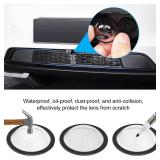 Potgosto 1Pcs Lens Guard PC Protective Cover Kits for Tesla from 2025Cybertruck  2025 Model Y Juniper  2025 Model S  2025 Model 3 Front Bumper Camera