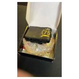 75th Birthday Gifts for Men, 75th Birthday Decorations for Men, Party Decor Supplies Including King Crown and Sash and Balloons and Cake Topper and Candles