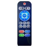 Replacement Backlit Remote Control for TCLHisenseSharpPhilipsOnnElementInsigniaWestinghouse Roku TV (NOT for Roku Stick or Box)