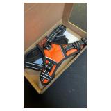 PHOEPET No Pull Dog Harnesses for Small Dogs Reflective Adjustable Front Clip Vest with Handle 2 Metal Rings 3 Buckles Easy to Put on and Take Off (S, Orange)