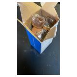 Chair Leg Floor Protectors Square, Silicone Chair Leg Protectors for Hardwood Floors, Furniture Leg Pads Caps Covers Protect Wooden Floors from Scratching 20 Pcs Large (Fit:1-116\ to 1-58\in)in