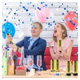 Confetti Poppers Cannons for Wedding Birthday Graduation Baby Shower Anniversary Christmas New Yearfts Kids Fun Party Supplies Decorations and Favors (Blue)