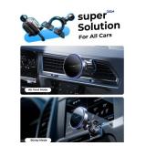 LISEN for 15W MagSafe Car Mount Charger,Magnetic Wireless Car Charger for iPhone 17 Pro Max Accessories,Magnetic Phone Holder for iPhone 17-12,Samsung,Ford F150 Accessories,Gifts for Men Women