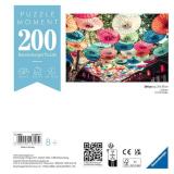 Ravensburger Puzzle Moment: Umbrellas - 200 Piece Jigsaw Puzzle for Kids and Adults | Unique, Perfect Interlock | Vibrant, Glare-Free Design | Made with FSC-Certified Wood | Quality Entertainment Time