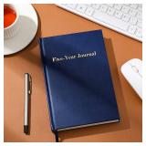 Resurhang Hard Cover 5 Year Journal 6 x 8.5 Inch 5 Year Memory Notebook Daily Journal, Yearly Undated Diary Life Planner Log Book Gifts for Men and Women (Navy Blue)