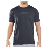 NORTHYARD Menfts Workout Gym T-Shirts Lightweight Running Athletic Short Sleeve Quick Dry Shirt Tops Darkgrey 2XL