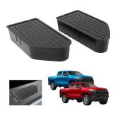 XXCIWP Bed Rail Stake Pocket Covers for 2023 2024 2025 2026 GMC Canyon and Chevy Colorado Rear Truck Tonneau Covers Made of ABS Material Wear Resistant Anti Rust 2024 Chevrolet Colorado Caps Rail-2pcs