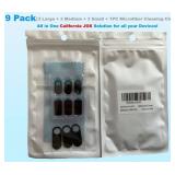 California JOS 9 Pack(3 Large + 3 Medium + 3 Small) 0.03 inch Ultra Thin Webcam Cover Slide Camera Blocker Protect Your Privacy Security for MacBook Air, Laptop, iPad, iMac, PC, iPhone