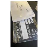 MorningRo 3 Pcs Halloween Prisoner Costume Accessories Include Fake Handcuff Prison ID Tag and Transfer Digital Sticker Criminal Outfit Jail Prop for Men Women Halloween Party No Included Clothes