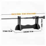 Eforlife 8\ Wand Stand Black Wood Mini Samurai Sword Stand Wakizashi Tanto Blade Holder Dagger Dispaly Stand Short Sword Rackin