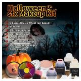 CHASPA Halloween Liquid Latex Special Effects SFX Makeup Kit - Scar Wax + 2 Btl Liquid Latex + 2 Btl Fake Blood + Spatula Tool + 2Pcs Stipple Sponge + 4Pcs Makeup Sponges + Cotton Swabs