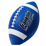 Franklin Sports Grip-Rite 100 Rubber Junior Football - Blue