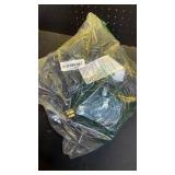 163 10A 125V 1250W 100 Ft Outdoor Extension Cord Waterproof, Weatherproof and Flame Retardant Black 3 Prong Power Cord Outside for Lawn and Garden, SJTW ETL Listed