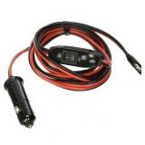 Valley Industries 12-Volt DC Male Plug Wire Harness - 18AWG  7AMP  8-feet