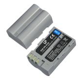 LP EN-EL3e Battery Pack, 2-Pack 2600mAhBattery for Nikon EN-EL3, El3e, El3a, Compatible with Nikon D50, D70, D70s, D80, D90, D100, D200, D300s, D700 MH-18, MH-18a, MH-19, MB-D200, MB-D10 Series and Mo