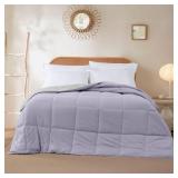 Modern Threads Down Alternative Reversible Comforter PurpleSilver Twin