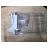 SQUSIMEI 3 Qt2.8 L Bird Seed Storage Container with Lids Airtight Measuring Cup, Bird Seed Dispenser Pet Food Container Are Used to Store Bird Food, Chicken Feed BPA Free (2.8L, White)