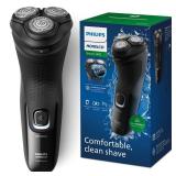 Philips Norelco Shaver 2400 Series, Wet and Dry Electric Shaver, Pop-up Trimmer, P-Cap, Deep Black, Model X300190