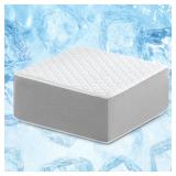 Kehangte Cooling Cube Pillow for Side Sleepers, Square Memory Foam Side Sleeper Pillow Firm Soft Double-Sided Supportive, Support Head Neck Shoulder for Pain Relief Cervical Pillow, 12\x12\inx5\inin