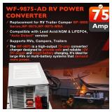 WF-9875 75 Amp RV Power ConverterCharger - Deck Mount Auto-Detect Three-Stage Smart Charging - Replace WF-9800 Series Converter WF-9865-AD-CB, WF-9875-MBA,WF-9875-AD-MBA,WF-9875AN