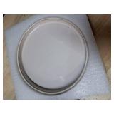 Eightpot Plant Tray for Pots - Ceramic Plant Saucer for Indoors Outdoors 7.5 Inch Plant Water Catcher Tray Plant Drainage Dray Decorative Flower Pot Saucer Plant Plates to Catch Water White