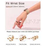 Minyee Compatible with Fitbit Versa 4Sense 2Versa 3Sense Band Women, Dressy Stainless Steel Mesh Chain Honeycomb Designer Rose Gold Metal Link Bracelet Wristband Replacement Strap for Versa 4