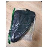 WOTOW Bike Frame Storage Bag, Water Resistant Reflective Bicycle Triangle Bag with Two Side Pockets, Strap-On Under Seat Tool Accessories Pouch for Mountain Road Bike Trip (2L)