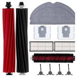 (13 Pack) S8 Pro Ultra Replacement Parts Accessories Kit for Roborock S8 Pro Ultra Robot Vacuum, 2 Roller Brushes, 1 Self Cleaning Brush, 2 Mop Pads. 2 Dust Bags 2 HEPA Filters, 4 Side Brushes