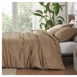 Bedsure FullQueen Duvet, Brown
