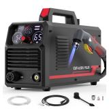 YESWELDER CUT-65DS PLUS Plasma Cutter, 65Amp 110V/220V Non-High Frequency Non-Touch Pilot Arc 4-In-1 Plate Cutting/Grid Cutting/Gouging/Marking Multifunctional Plasma Cutting Machine - Retail: $360
