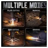 YESWELDER CUT-65DS PLUS Plasma Cutter, 65Amp 110V/220V Non-High Frequency Non-Touch Pilot Arc 4-In-1 Plate Cutting/Grid Cutting/Gouging/Marking Multifunctional Plasma Cutting Machine - Retail: $360