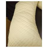 Sidney Sleep Set of 2 Queen Size Bed Pillows for Side and Back Sleepers - Adjustable Filling - Memory Foam Pillows for Neck and Shoulder Pain - Customizable Loft - Extra Foam Included (White) - Retail