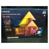 Linkind Permanent Outdoor Lights,100ft with 72 Triple-LED,AI Lighting,Smart RGBTW for Christmas Lights Outdoor,Christmas Decorations, IP67 Waterproof, Works with Alexa,Google Assistant - Retail: $110