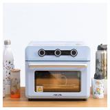 PYD Life Sublimation Oven Machine 25 L 120 V 1600 W Light Blue Convection Oven for Sublimation Blanks Mugs Tumblers Cups Water Bottles Bulk Printing - Retail: $270