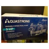 Aquastrong Variable Speed Pool Pump, 2 HP, 10566GPH, 115V, In/Above Pool Pump, Energy Efficient, High Flow, Powerful Self Primming Swimming Pool Pumps with Filter Basket - Retail: $699