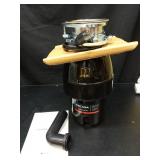3/4 HP Garbage Disposal, TECASA Food Garbage Disposal with Power Cord, Stainless Steel Grinding System and 3-Bolt Mounting, Continuous Feed Garbage Disposals, Quiet, Taskmaid Series 75 - Retail: $136