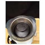 3/4 HP Garbage Disposal, TECASA Food Garbage Disposal with Power Cord, Stainless Steel Grinding System and 3-Bolt Mounting, Continuous Feed Garbage Disposals, Quiet, Taskmaid Series 75 - Retail: $136